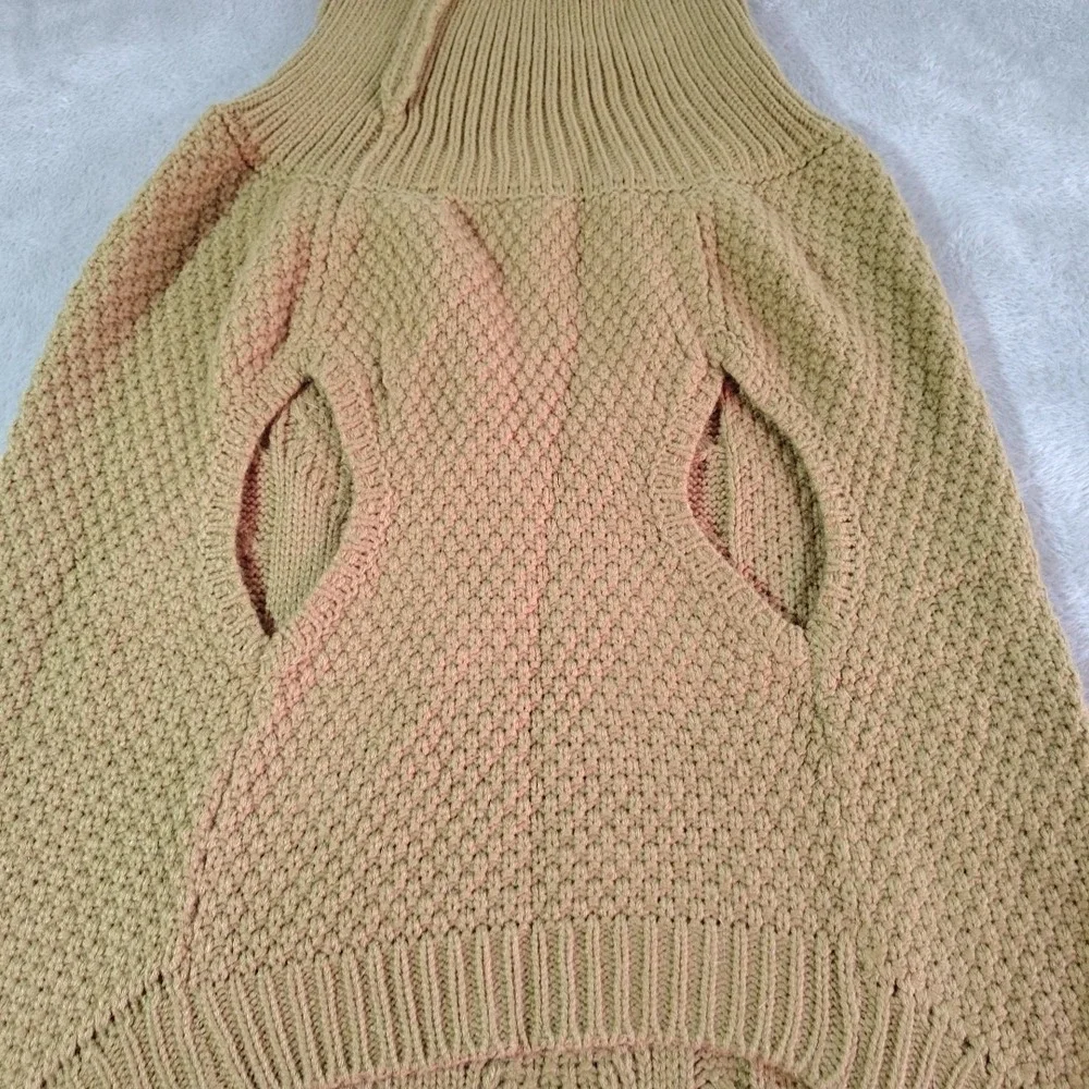 Fisherman Style Dog Sweater 3XL Tan Cape Cod Fall Spring Walks Stylish Big‎